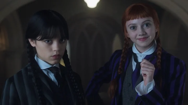 Wednesday interacts with her Fangirl Agnes in Season 2