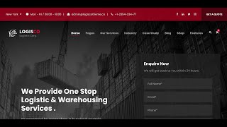 Logisco - Logistics & Transportation WordPress Theme | Logistic Service Website Theme