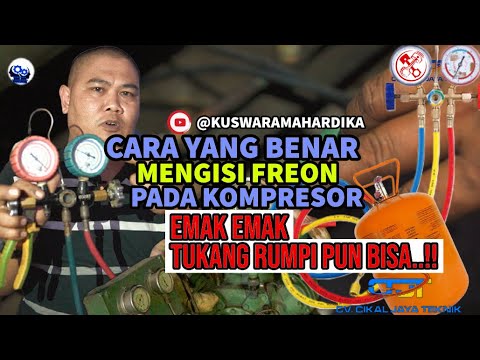 Video: Penggantian freon di perangkat pendingin