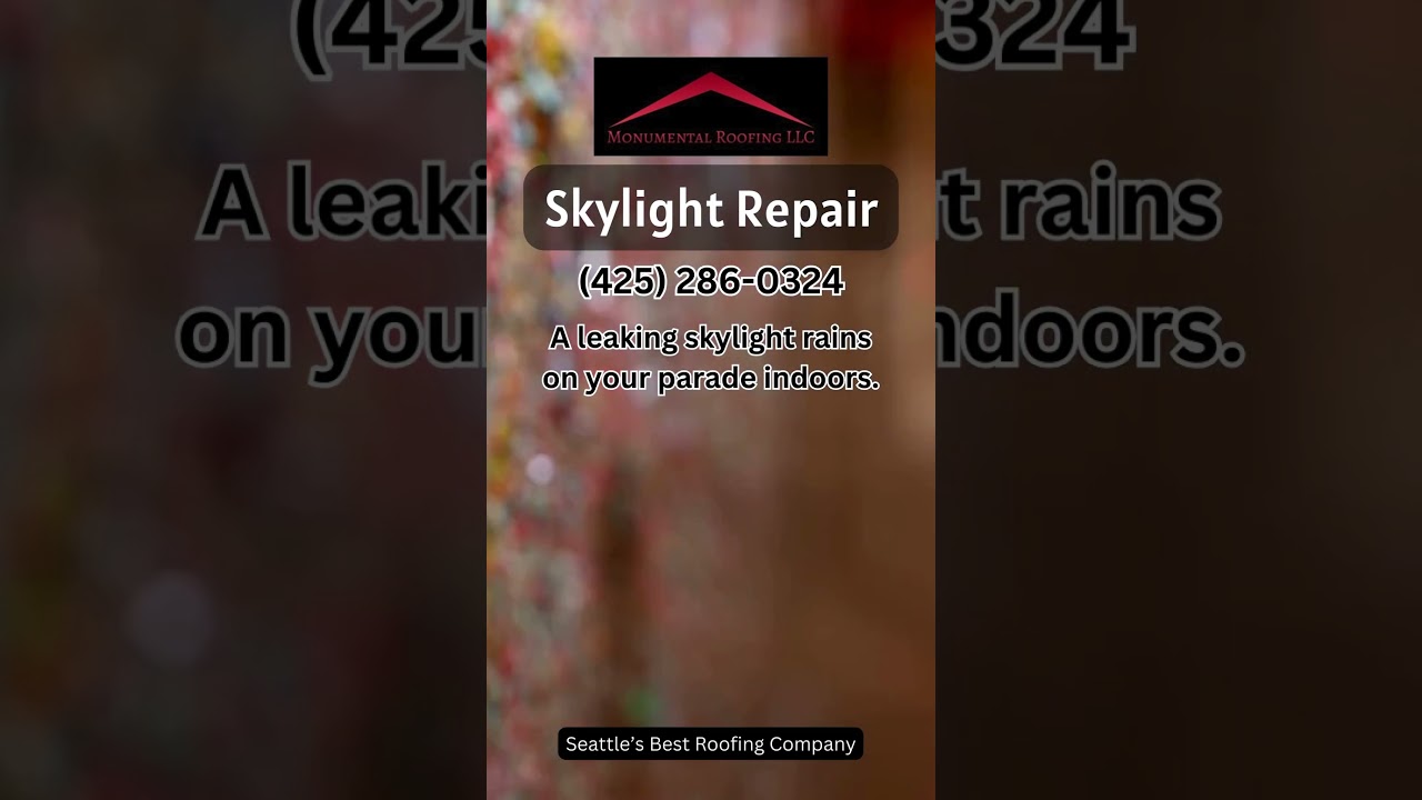 Monumental Roofing LLC - "Skylight Repair"  