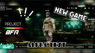 PROJECT BFA | NEW First Person Mobile Shooter | COD-Like Game CLOSED ALPHA | Menu,Settings,Gameplay