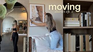 moving diaries ep. 2: weekly reset, decorating, organizing & monthly reading wrap up