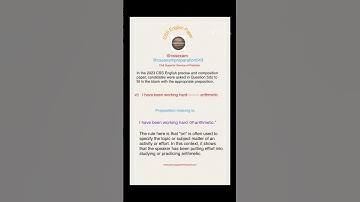 Preposition- CSS English paper #cssexampreparation543 #csspakistan #cssenglish