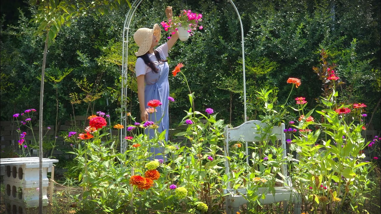 № 98. Любимый летний цветок 42-летней жительницы деревни расцвёл | Healing Garden