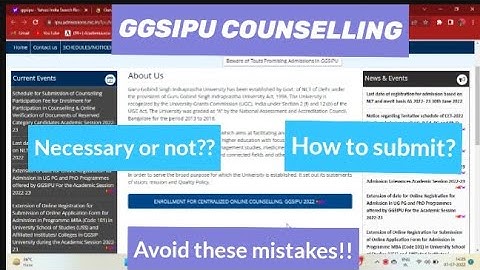 GGSIPU COUNSELLING PROCESS|NECESSARY OR NOT?|STEP-BY STEP PROCEDURE| FEES|IPUCET RANK|IPU ADMISSION