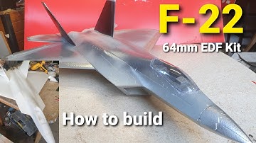 RC Plane build F-22 Raptor kit from Aliexpress! How to build it