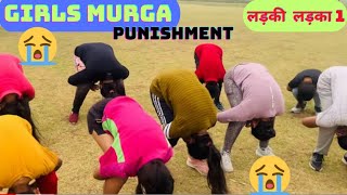 Girls Murga Punishment Murga Best Exercise