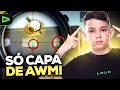 JOGUEI DE AWM E FOI SÓ CAPA NESSA PARTIDA! FREE FIRE