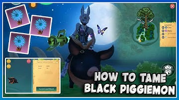 HOW TO TAME BLACK PIGGIEMON - Piggiemon Looking at The Moon | Utopia: ORIGIN