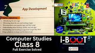Famous App Development | Chapter 7 i-Boot | Mobile Applications |Questions & Answers| full Exercises Solved Profile