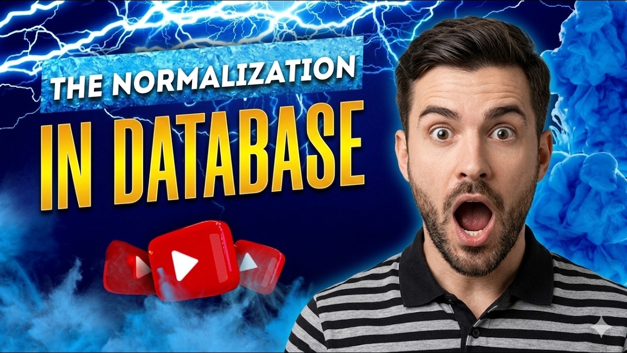 Database Normalization in 8 Minutes: 1NF to 5NF & BCNF Explained - YouTube