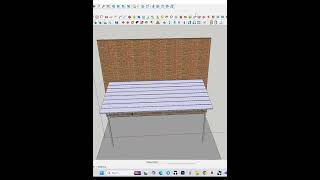 How to create Zinc Roof fast by using 1001bit pro tool in Sketchup! #sketchup #pluginsketchup