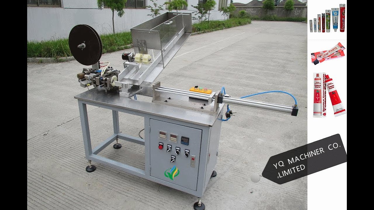 automaic tube aluminum foil heat sealing machine price for horizontal