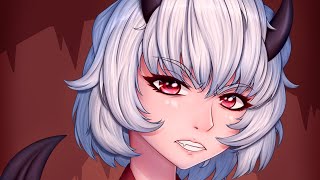 【Anime speedpaint】- Malina (Helltaker)
