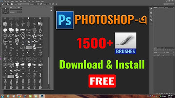 How to Download & Install New Brushes | Photoshop Brush Tool | Brush Download