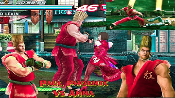 Paul Phoenix Arcade Battle Tekken 6 Psp Gameplay