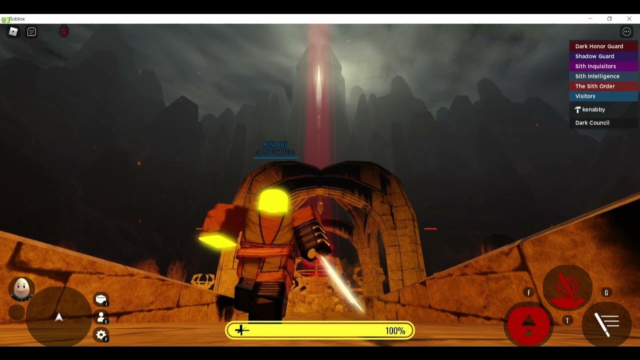 ROBLOX Star wars Lightsaber System 2 YouTube