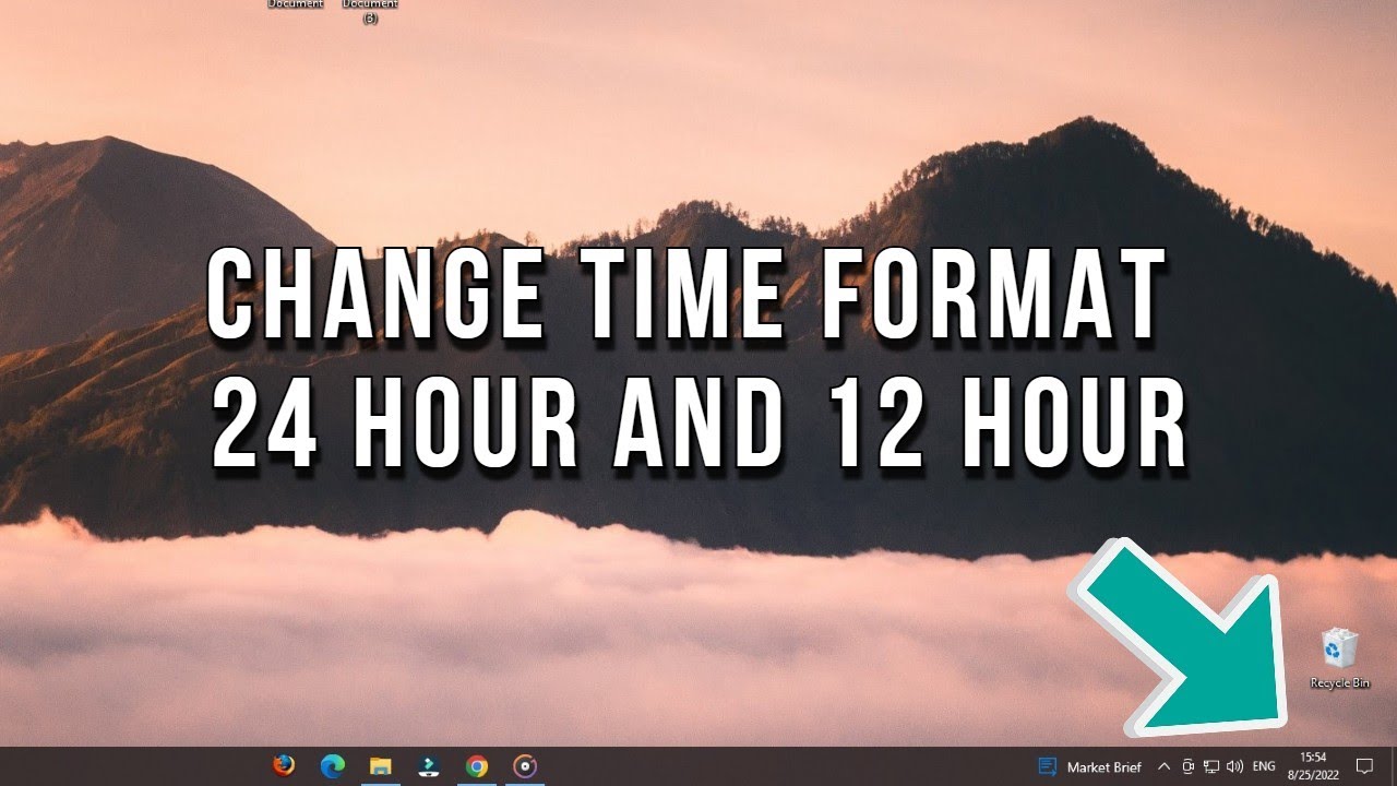 How To Change 24 Hour And 12 Hour Time Format On Windows 10 11 EASY 