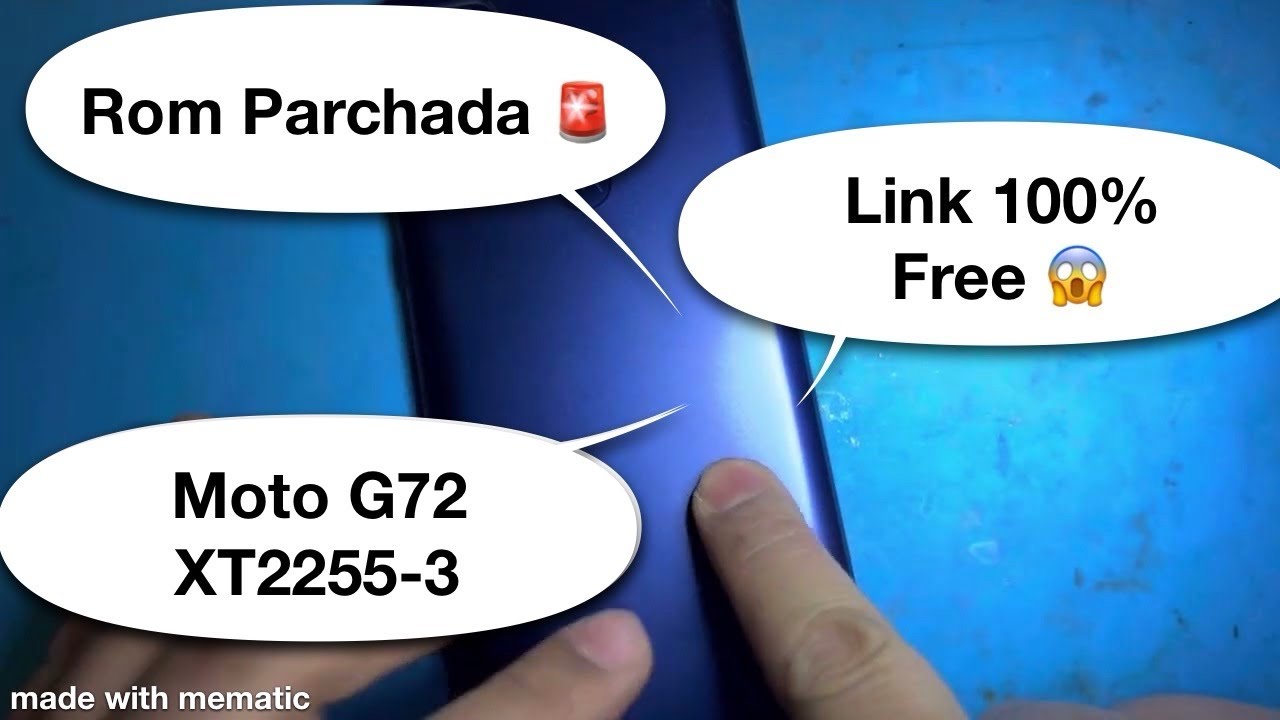 Rom Parchada Moto G72 XT2255-3 Con Link 100% Free
