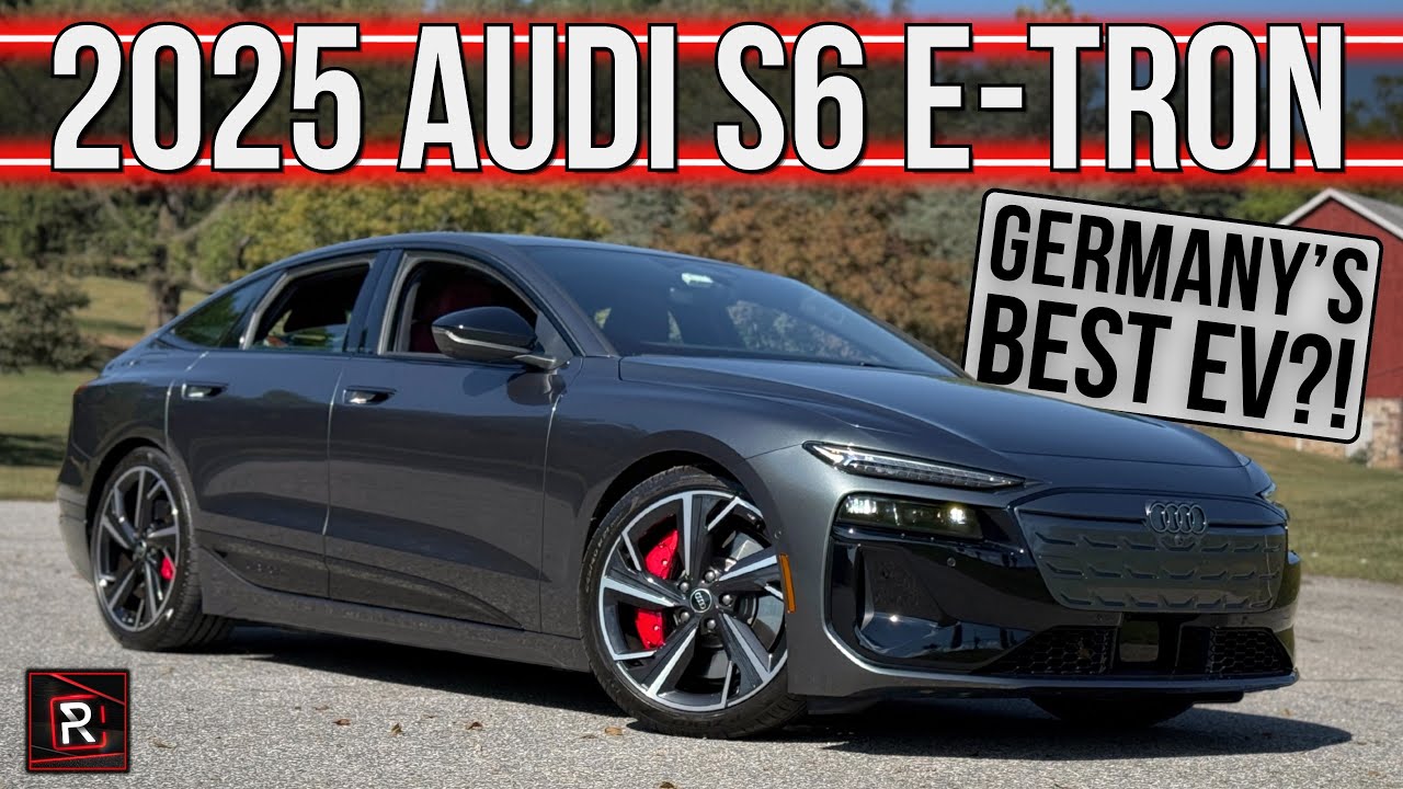 The 2025 Audi S6 e-tron Is An Ambitious Upscale Sporty Sedan With Next Level Tech & Speed