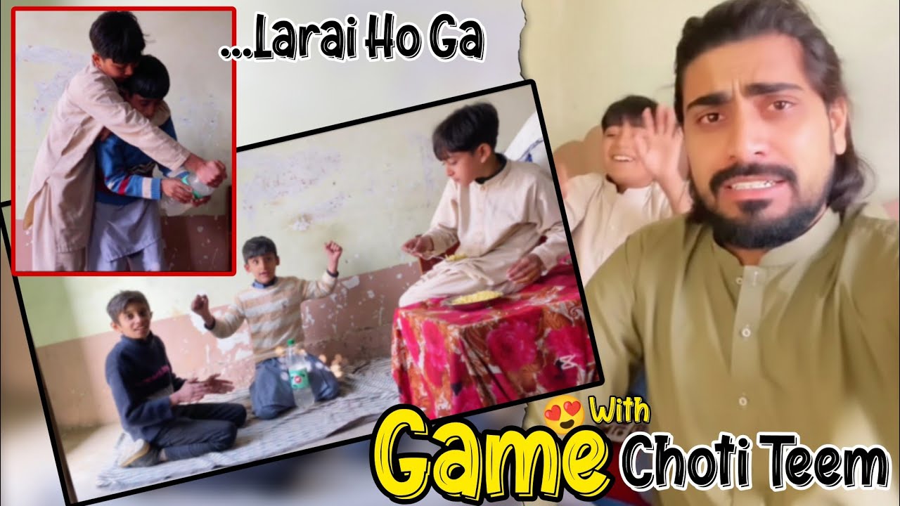 Game With Choti Teem😍/Game Ka Doran Larai Ho Gai😑