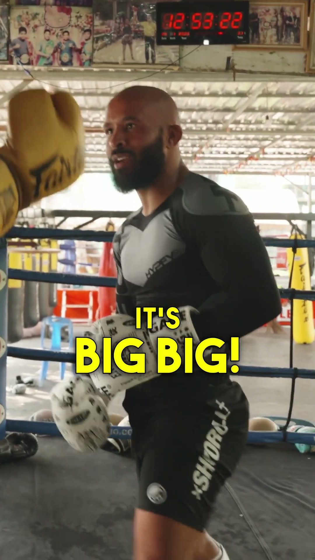 Legends at work ?? “Mighty Mouse” and “The Iron Man” show off their skills with a smile!