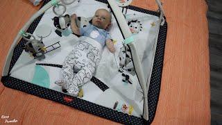 Развивающий коврик Реакция младенца | 0-3 месяца | Tiny Love День и ночь