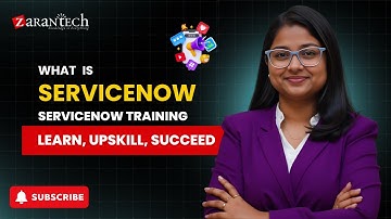 What is ServiceNow | ServiceNow Training | ZaranTech DotCom