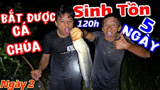 Thử Thách Sinh Tồn 120h Ngày 2 truy tìm bắt cá chúa dưới hồ Thánh Xàm Vlog