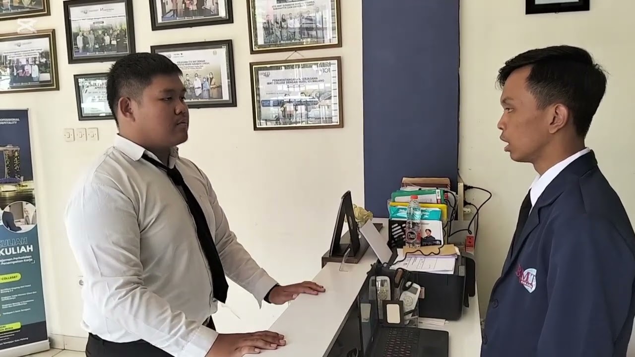 Conversation check in hotel in English | English for hospitality assignment | IBMT Collage malang