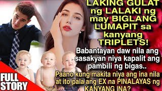 NAGULAT ANG LALAKI NG MAY LUMAPIT SA KANYANG TRIPLETS!NAKITA ANG EX NA PINALAYAS NG KANYANG INA