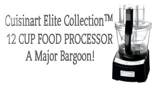 FP-12LPT1 Cuisinart 12-Cup Elite Collection Nourriture Processor Grand Poussoir