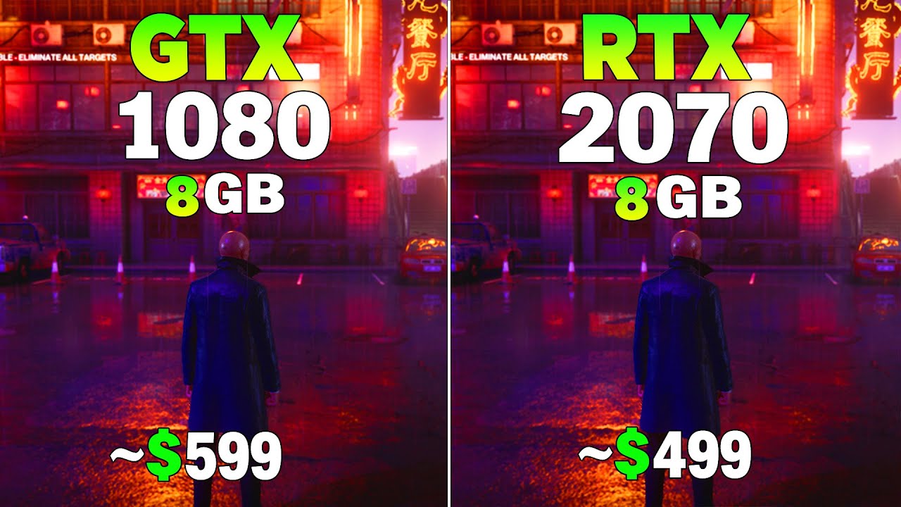 GTX 1080 vs RTX 2070 - Test in 8 Games - YouTube