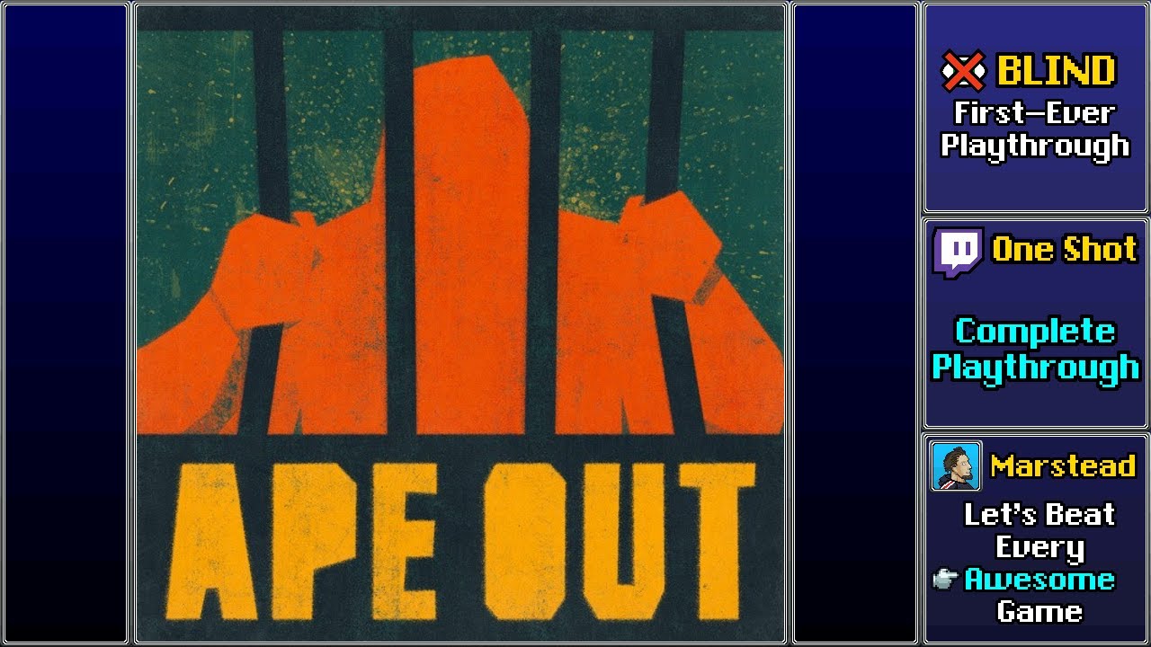 ✔️️ Full Blind Playthrough (Ape Out)