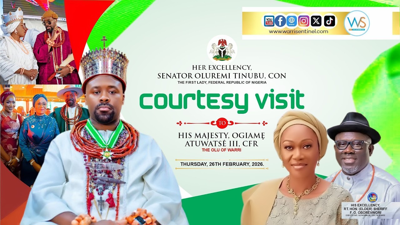 Her Excellency, Senator Oluremi Tinubu Courtesy Visit to the Warri Kingdom.