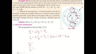 compound gear train problem 3