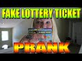 FAKE LOTTERY TICKET WINNER PRANK ON GRANDMOM