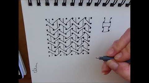 How to draw tanglepattern Pickpocket and tangleation Pickerpocker