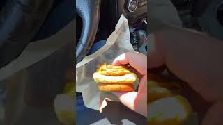McDonalds Sausage Egg and Cheese McGriddle meal - #shorts