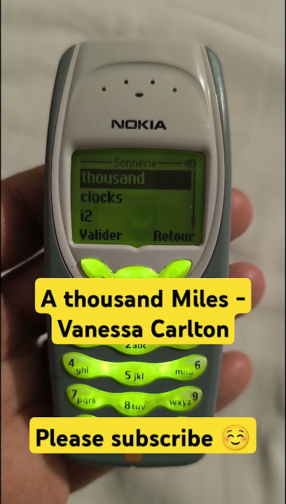 A thousand Miles, Vanessa Carlton #athousandmiles #vanessacarlton #nokia #ringtone #song #ringtone