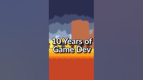 10 Years of Game Dev in 30 seconds #indiedev #indiegamedev