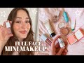A Full Face of Travel Sized Makeup! | The Smallest Products in My Collection ♡