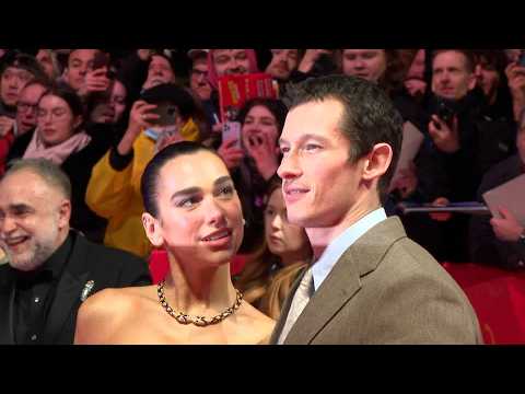 Video MOMENT: Dua Lipa and Callum Turner make red carpet appearance in Berlin
