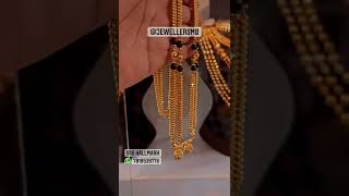 060To70Grams Pure Gold Heavy Weight Mangalya Sara Design