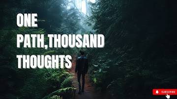 One Path, Thousand Thoughts | Forest Walk Cinematic Ambience 🌲 | Travel Tunes