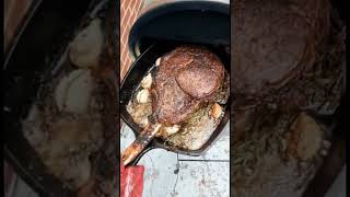 Sizzling Tomahawk Steak In Roccbox Pizza Oven