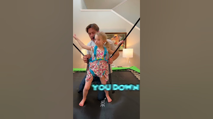 Dad launches daughter with home made bungee! 😱