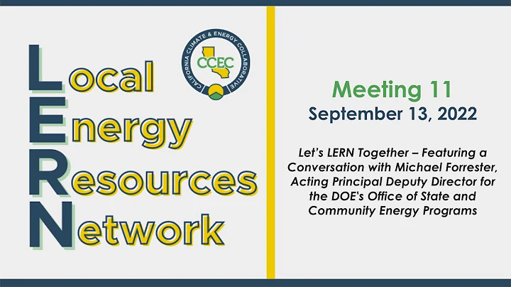 LERN Meeting #11: Featuring Michael Forrester from...