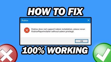 How to Fix: Roblox Does Not Support Admin Installation | Step by Step