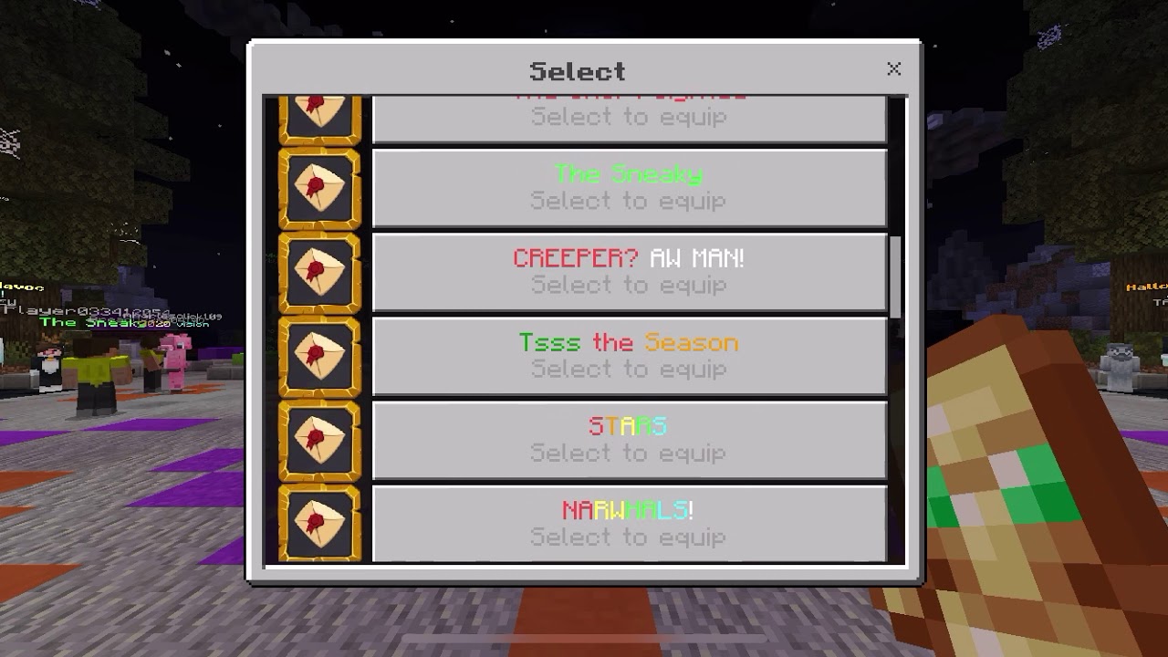Hive Ranks Minecraft Hive All Rank&Hub Title Here!(costume gift)FREE👍 - YouTube